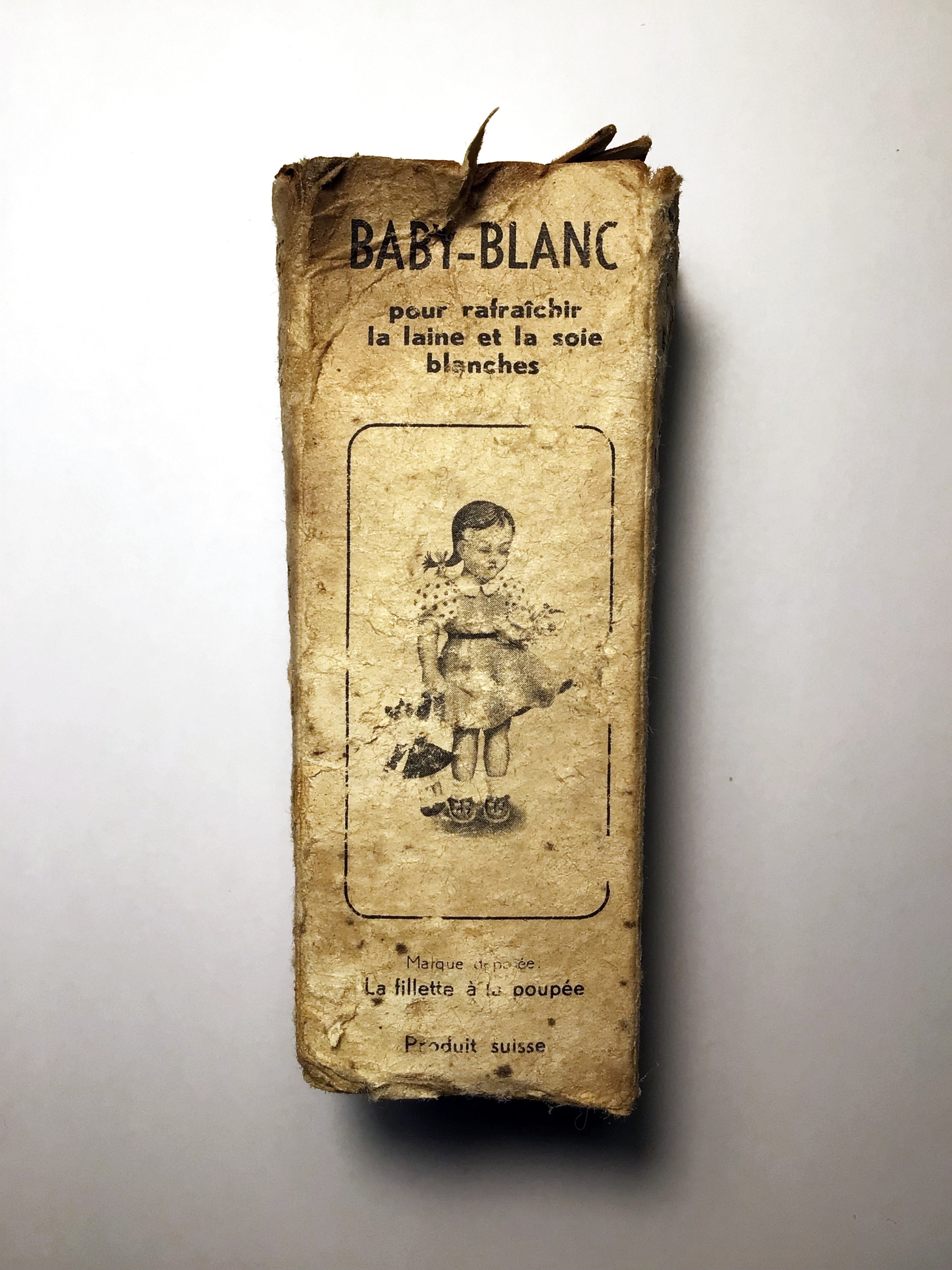 Originalverpackung von Baby-Blanc, dem Vorgänger von Baby Weiss